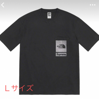 シュプリーム(Supreme)のSupreme North Face Printed Pocket Tee 黒L(Tシャツ/カットソー(半袖/袖なし))