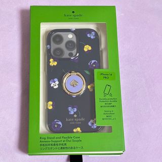 ケイトスペードニューヨーク(kate spade new york)の【新品】kate spade iPhone 14 Pro ケース パンジー(モバイルケース/カバー)