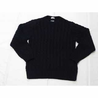 マッキントッシュ(MACKINTOSH)のマッキントッシュロンドン　高級ウール入りニットセーター　59,400円　紺　L (ニット/セーター)