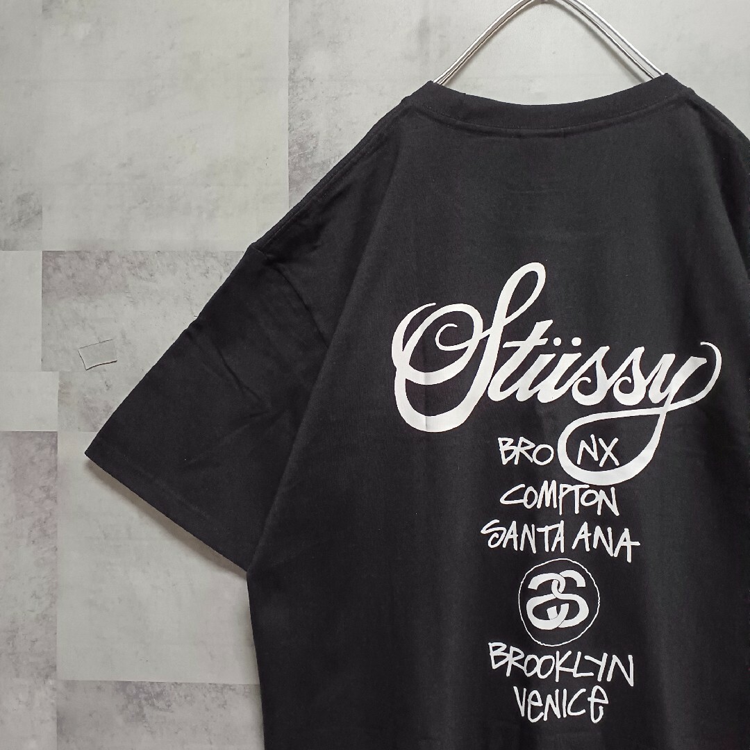STUSSY - ✨新品✨ STUSSY World Tour Tee メンズTシャツ Lの通販 by