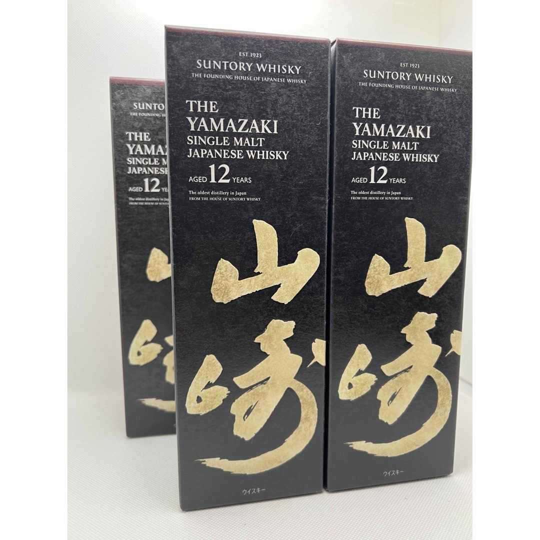 ★山崎 12年 4本 箱付 100周年ボトル 正規購入品★送料込