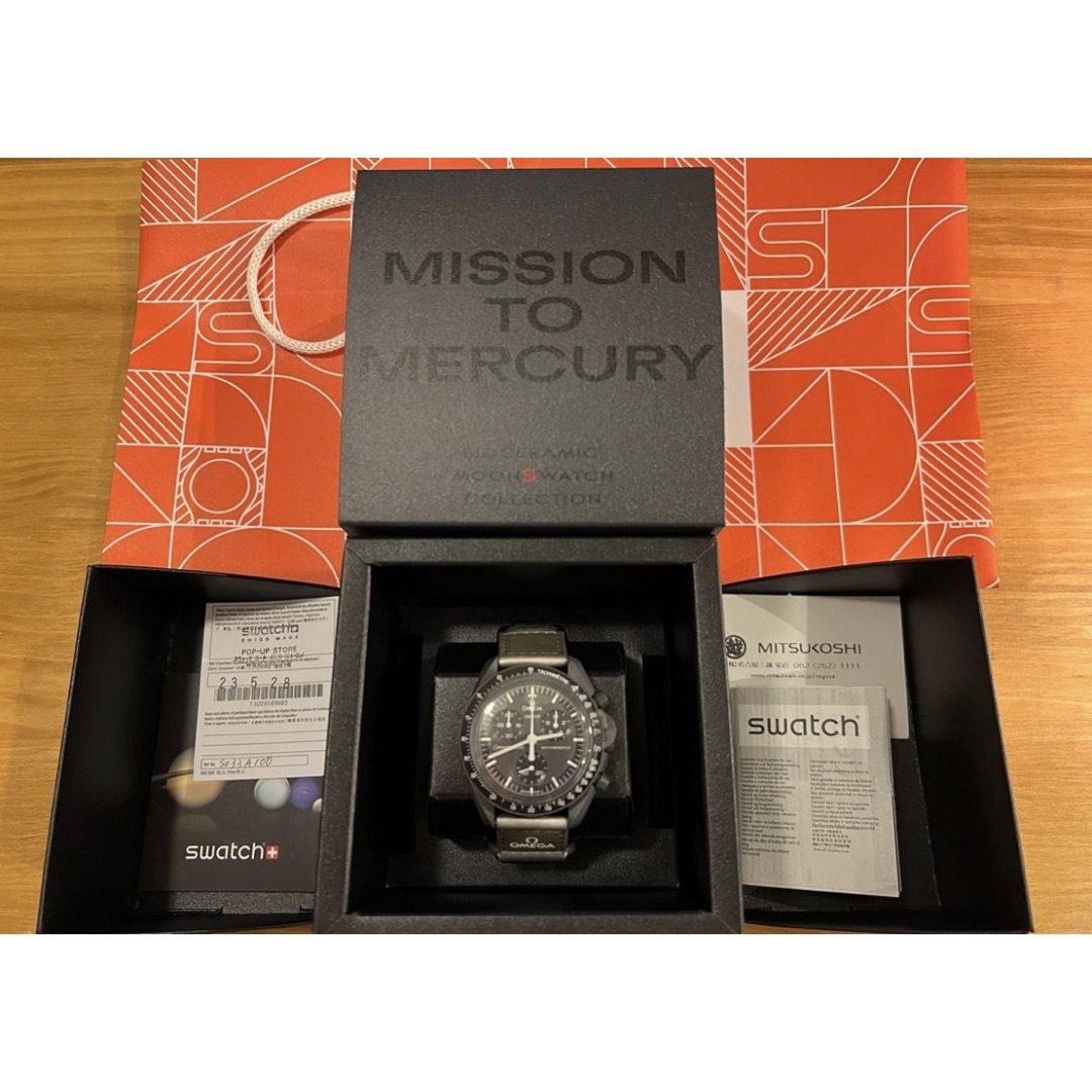 5月購入　Swatch×Omega Mission to Mercury