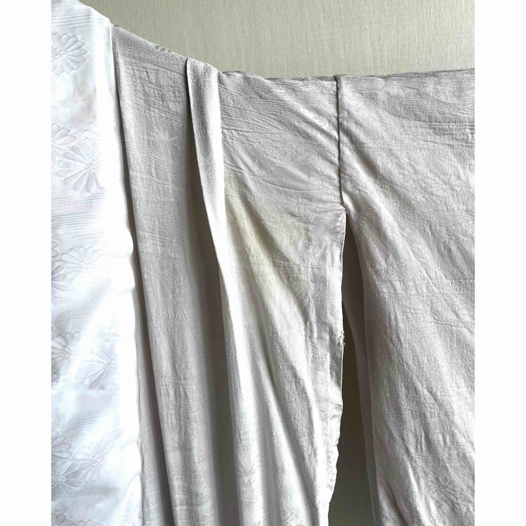◆着物 長襦袢 花柄 和装 振袖 単衣 羽織 和装 雲 ピンク ホワイト 白 レディースの水着/浴衣(着物)の商品写真