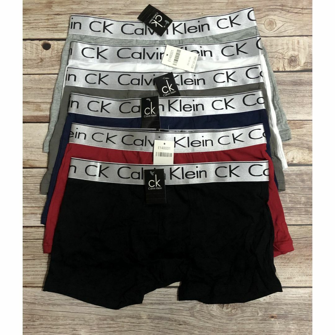 ck Calvin Klein(シーケーカルバンクライン)の カルバンクライン　ボクサーパンツセット L　6点6カラー メンズのアンダーウェア(ボクサーパンツ)の商品写真