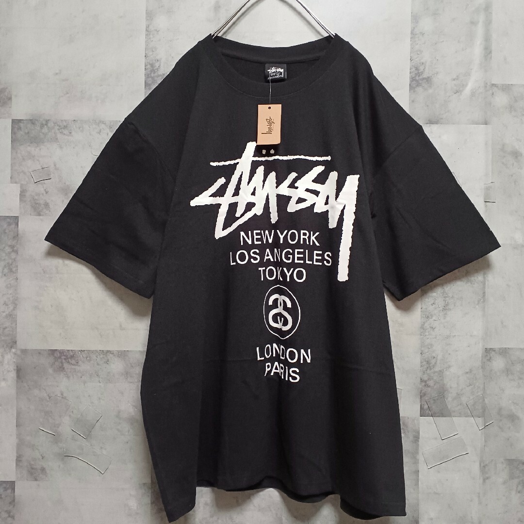 ✨新品✨ STUSSY World Tour Tee メンズTシャツ XL