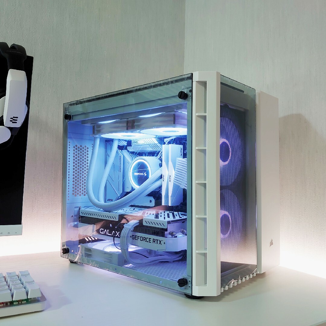 バーゲンセール オーダーメイド 自作ゲーミングPC 製作依頼 ホワイト白