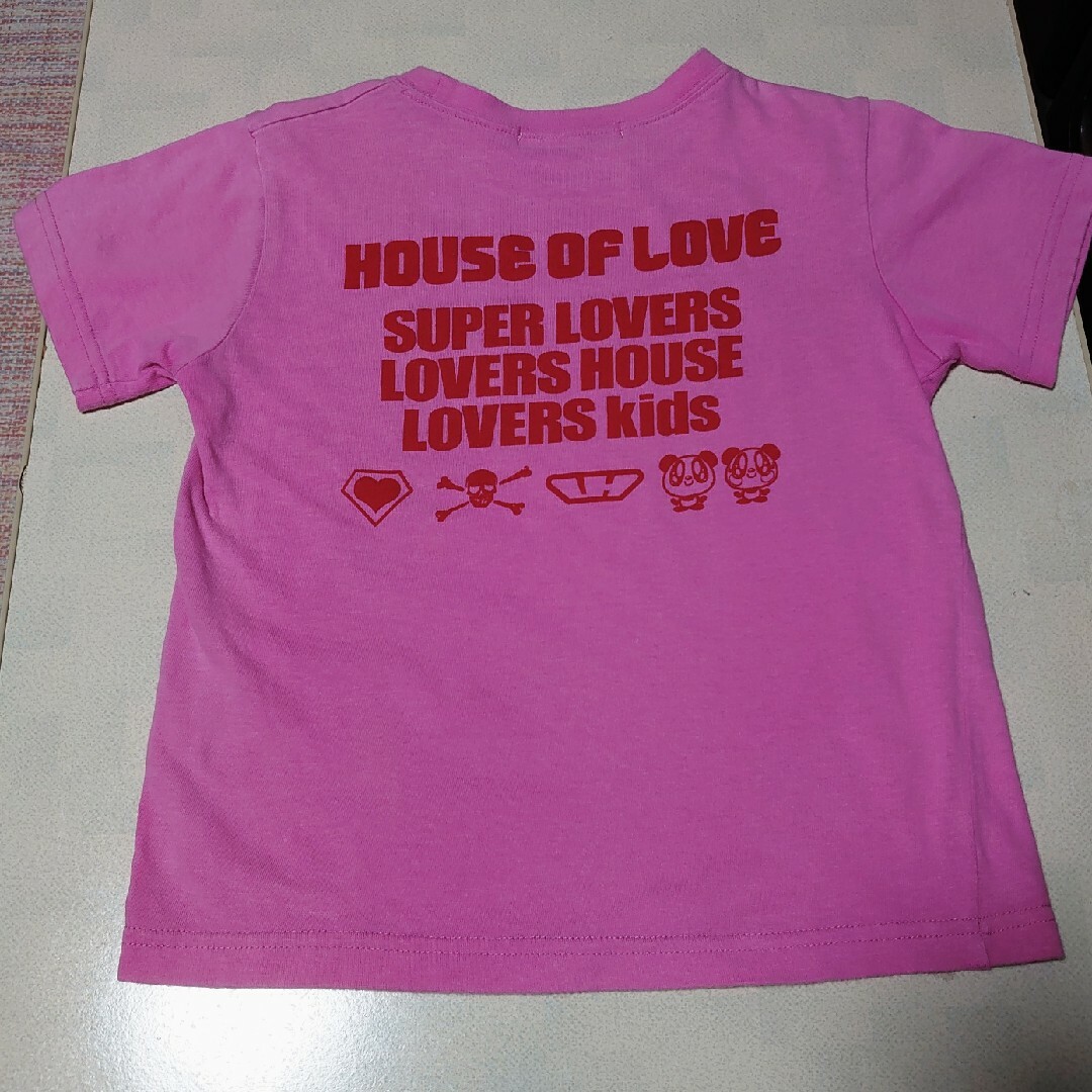 LOVERS HOUSE(ラバーズハウス)のLOVERS HOUSE ラヴァーズハウス Tシャツ 130cm キッズ/ベビー/マタニティのキッズ服女の子用(90cm~)(Tシャツ/カットソー)の商品写真