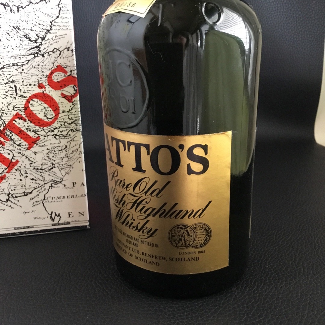 【古酒 】ヴィンテージ ブレンデッド スコッチウイスキー CATTO'S 未開栓