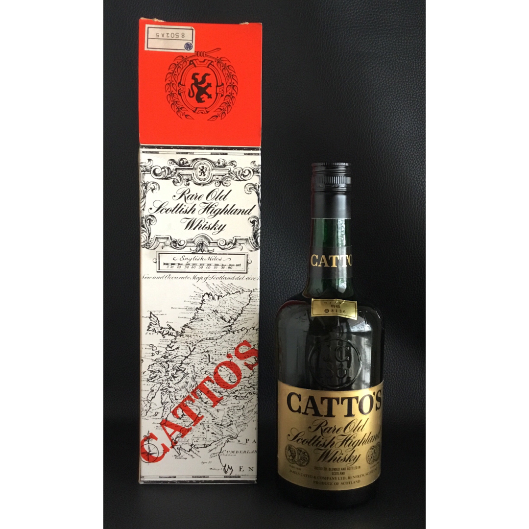 【古酒 】ヴィンテージ ブレンデッド スコッチウイスキー CATTO'S 未開栓