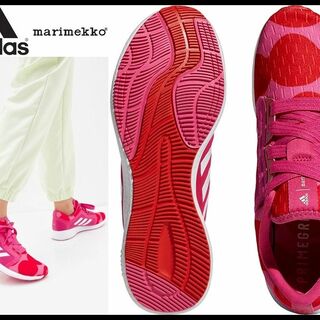 アディダス(adidas)の新品 アディダス マリメッコ H03159 エッジ スニーカー 23.5 ①(スニーカー)