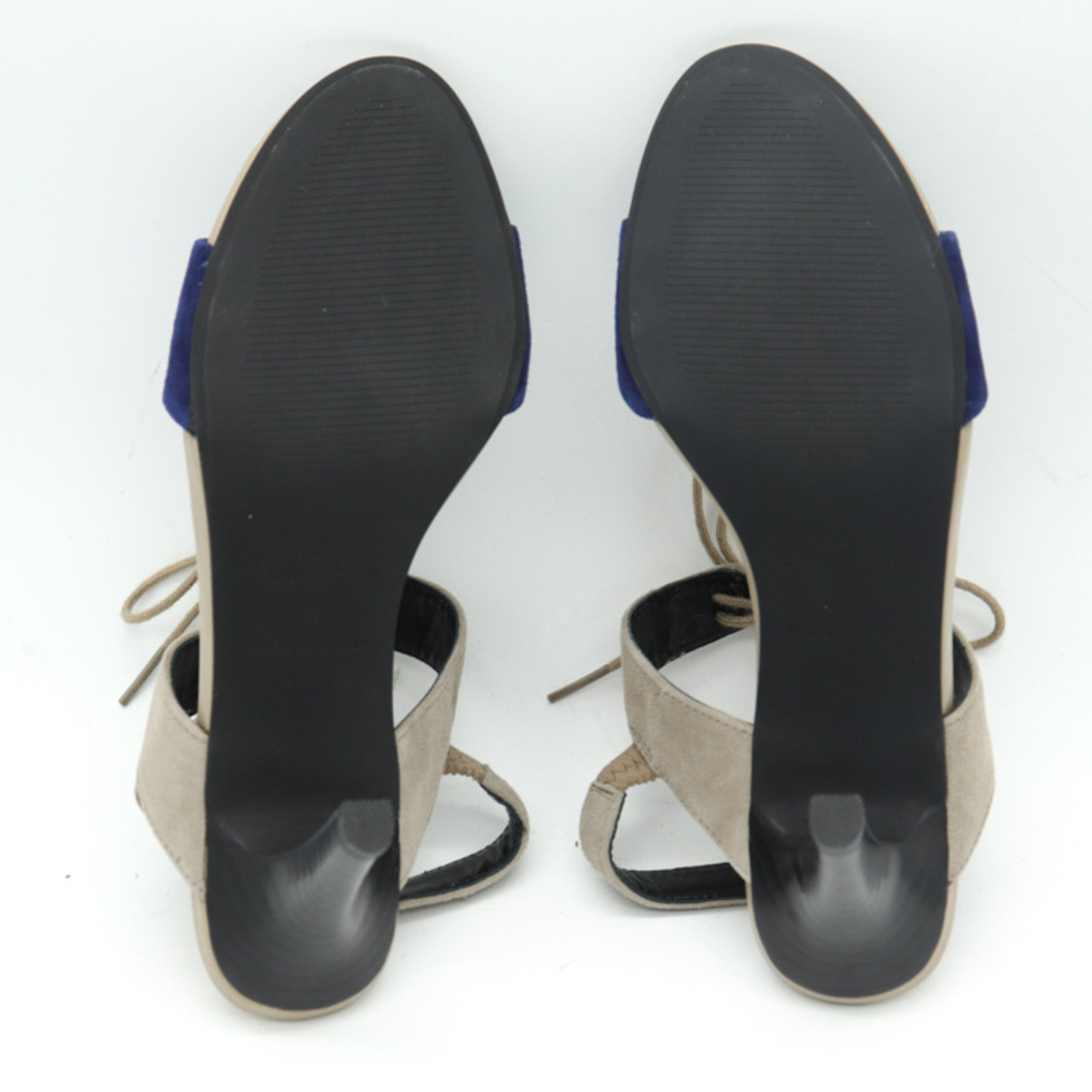 ニカル ストラップサンダル 未使用 訳アリ ハイヒール リボン ブランド シューズ 靴 レディース Sサイズ グレー NICAL レディースの靴/シューズ(サンダル)の商品写真
