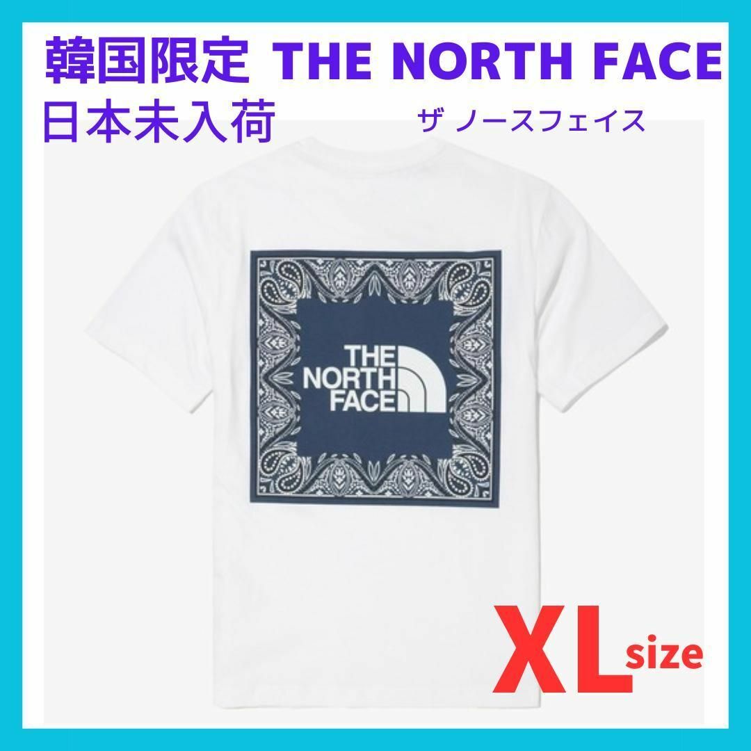 韓国限定☆THE NORTH FACE☆ バンダナ柄Tシャツ