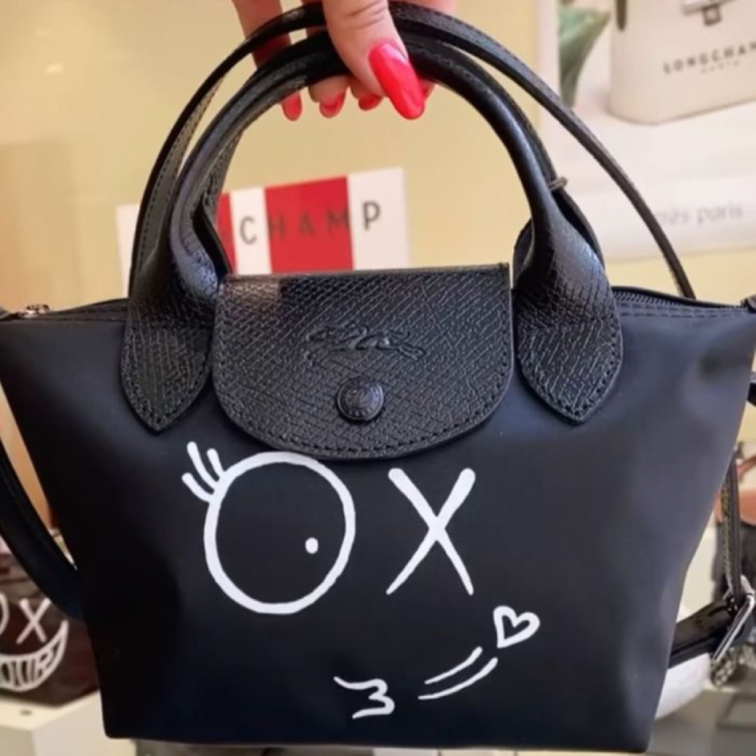 LONGCHAMP 限定コラボ トップハンドルバッグXS