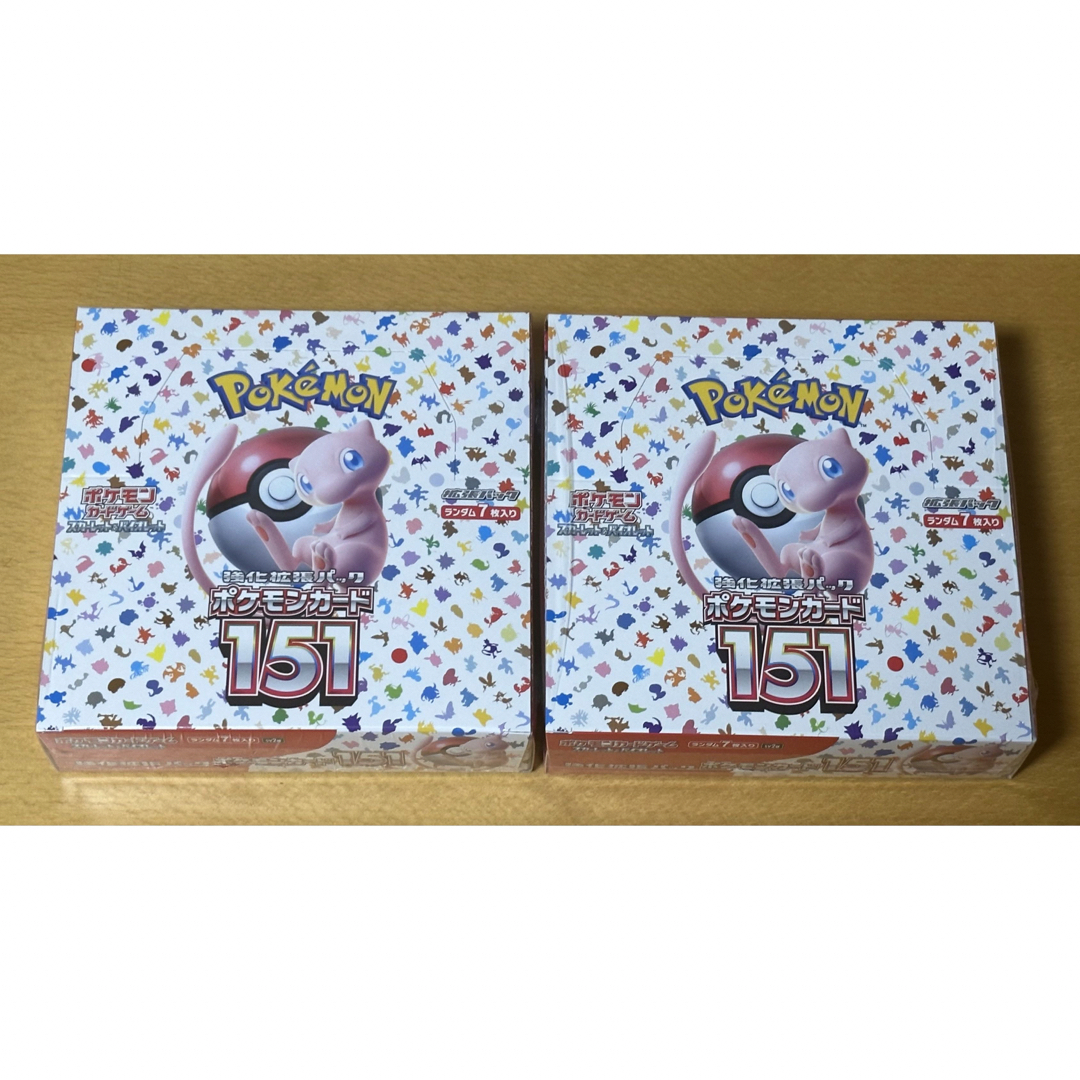 ポケモンカード151 シュリンク付き 新品未開封品2BOXトレーディングカード