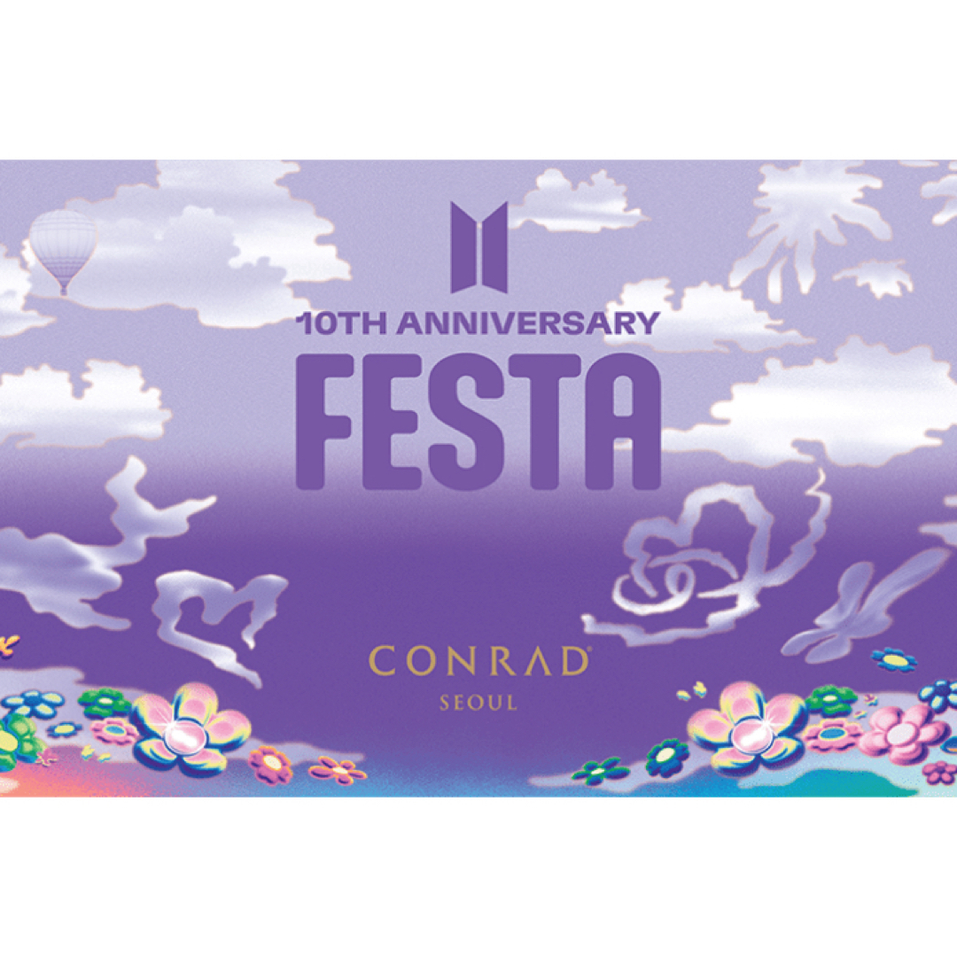 桜瑪瑙 BTS 10周年 FESTA ミニバッグ 紫 パープル 非売品
