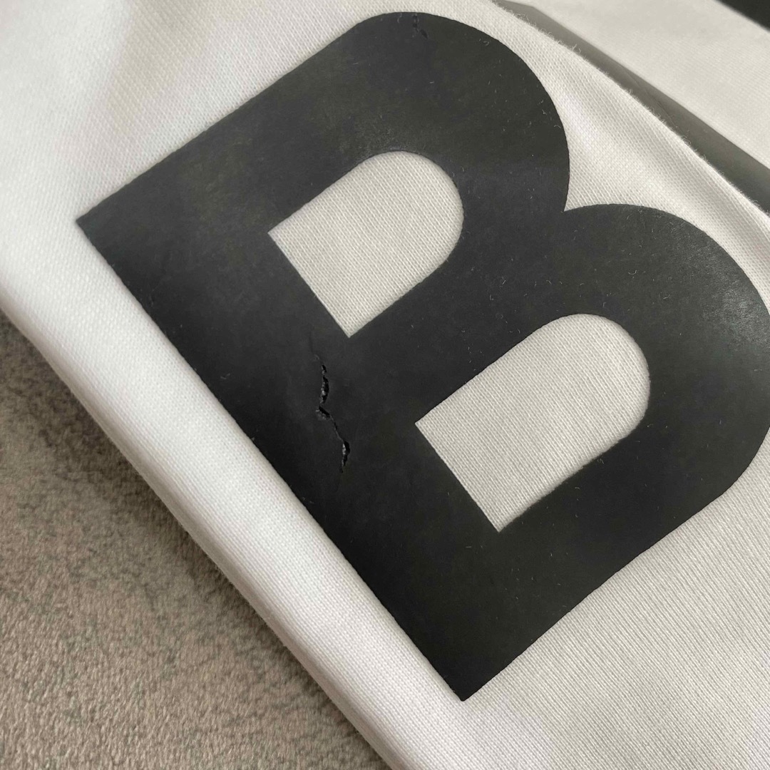 訳有【新品】バーバリー ホースフェリー オーバーサイズ ロゴ 半袖 Tシャツ 白
