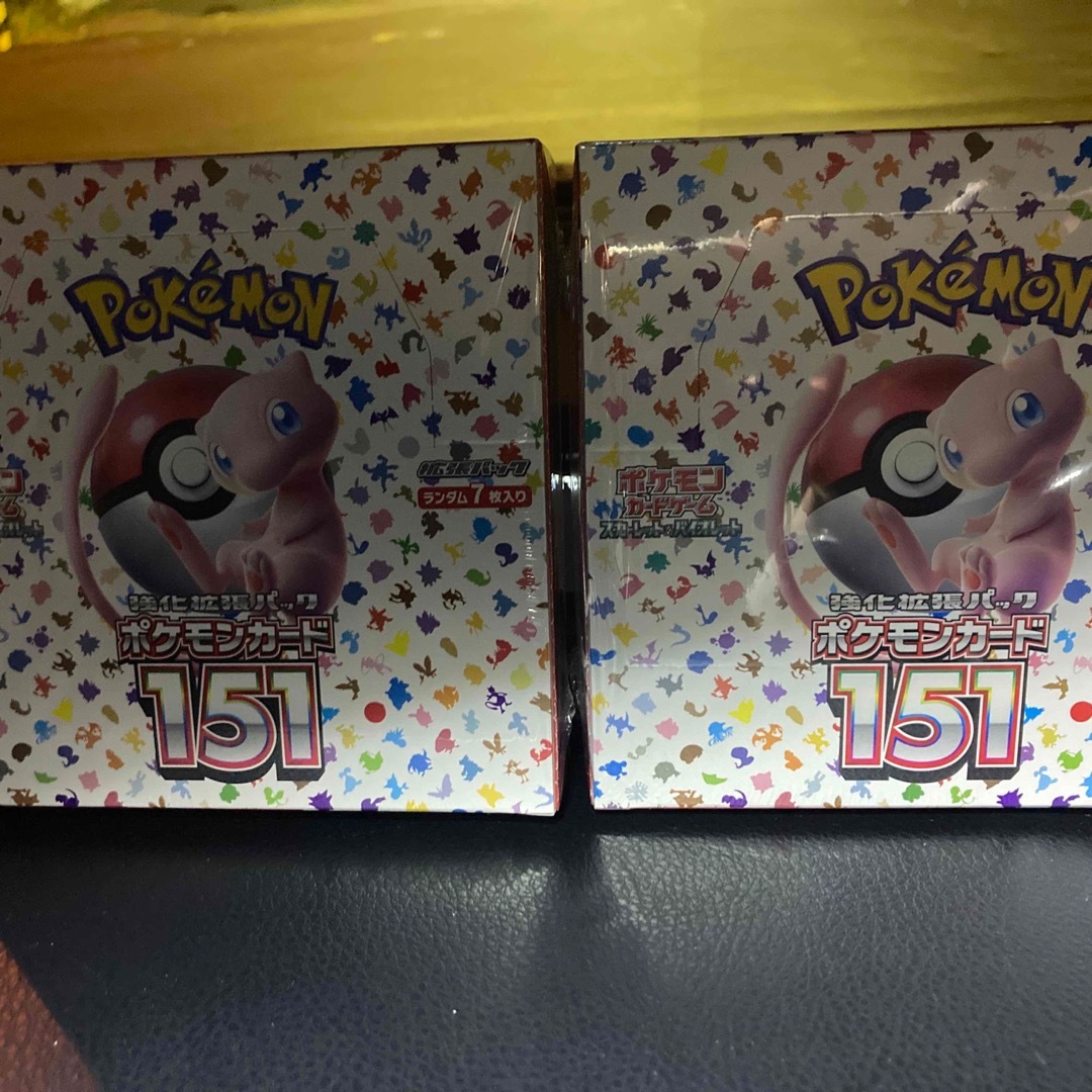 ポケモンカード151 2BOX シュリンクあり