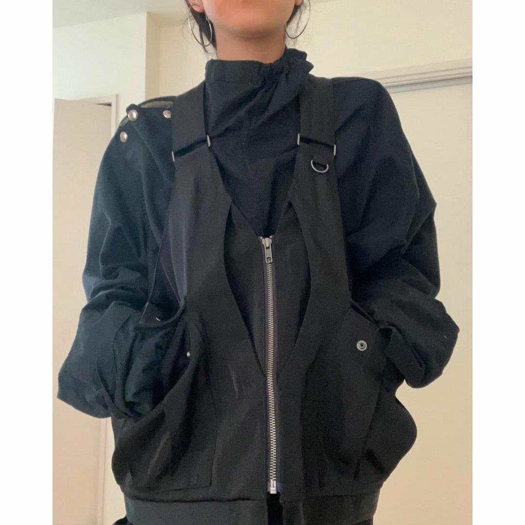 試着のみ　enof  イナフ　ツイル ベスト　twill bag vest