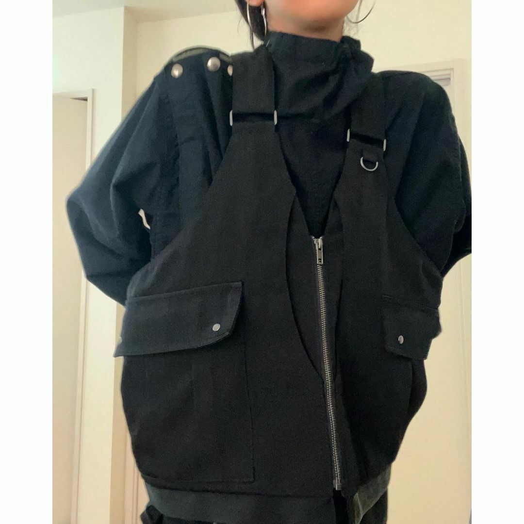 試着のみ　enof  イナフ　ツイル ベスト　twill bag vest