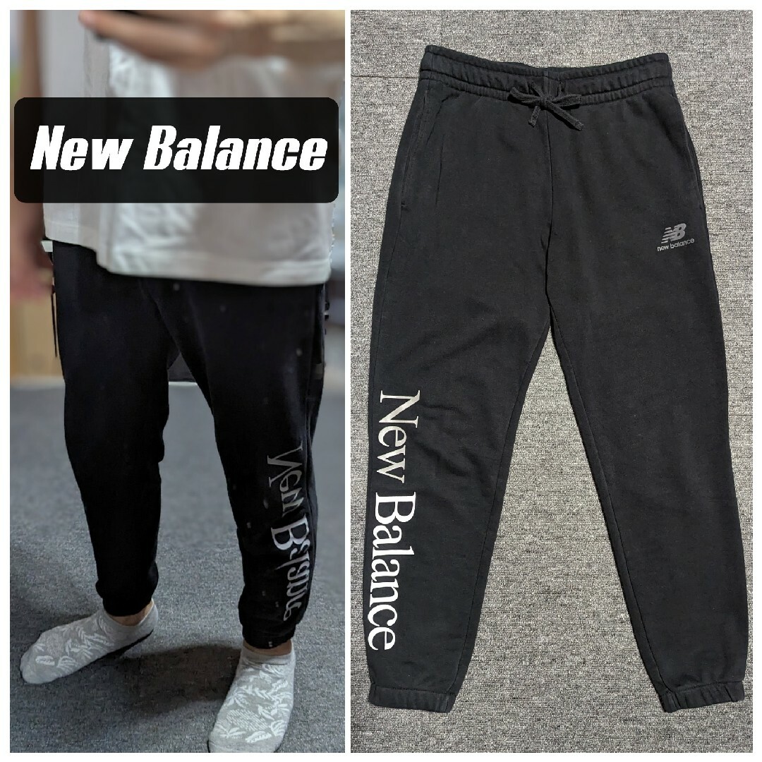 【新品】NewBalance ニューバランス パンツ 黒 メンズM