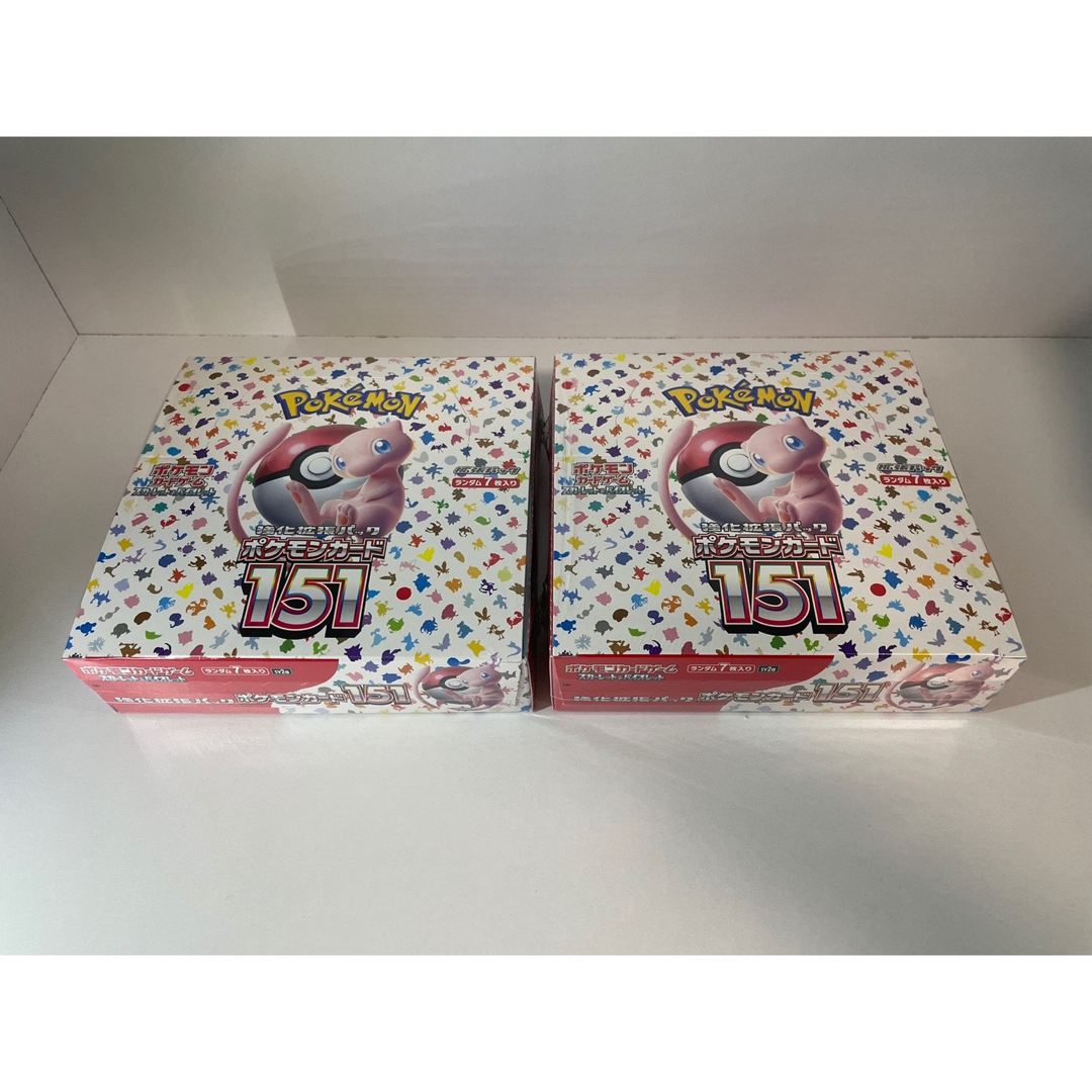 ミュウ【新品未開封】ポケモンカード151 2box シュリンク付き