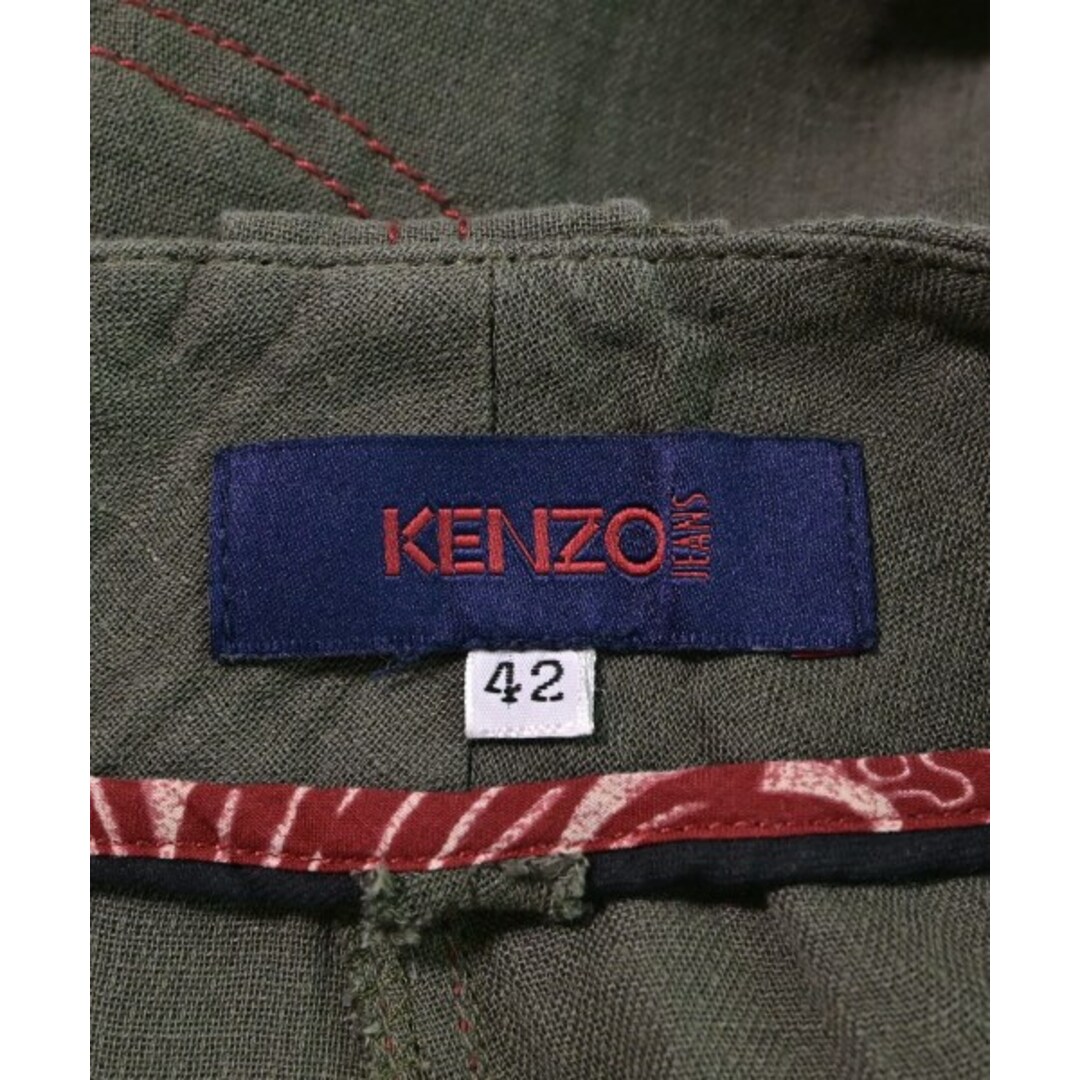 KENZO(ケンゾー)のKENZO ケンゾー パンツ（その他） 42(M位) カーキ 【古着】【中古】 レディースのパンツ(その他)の商品写真