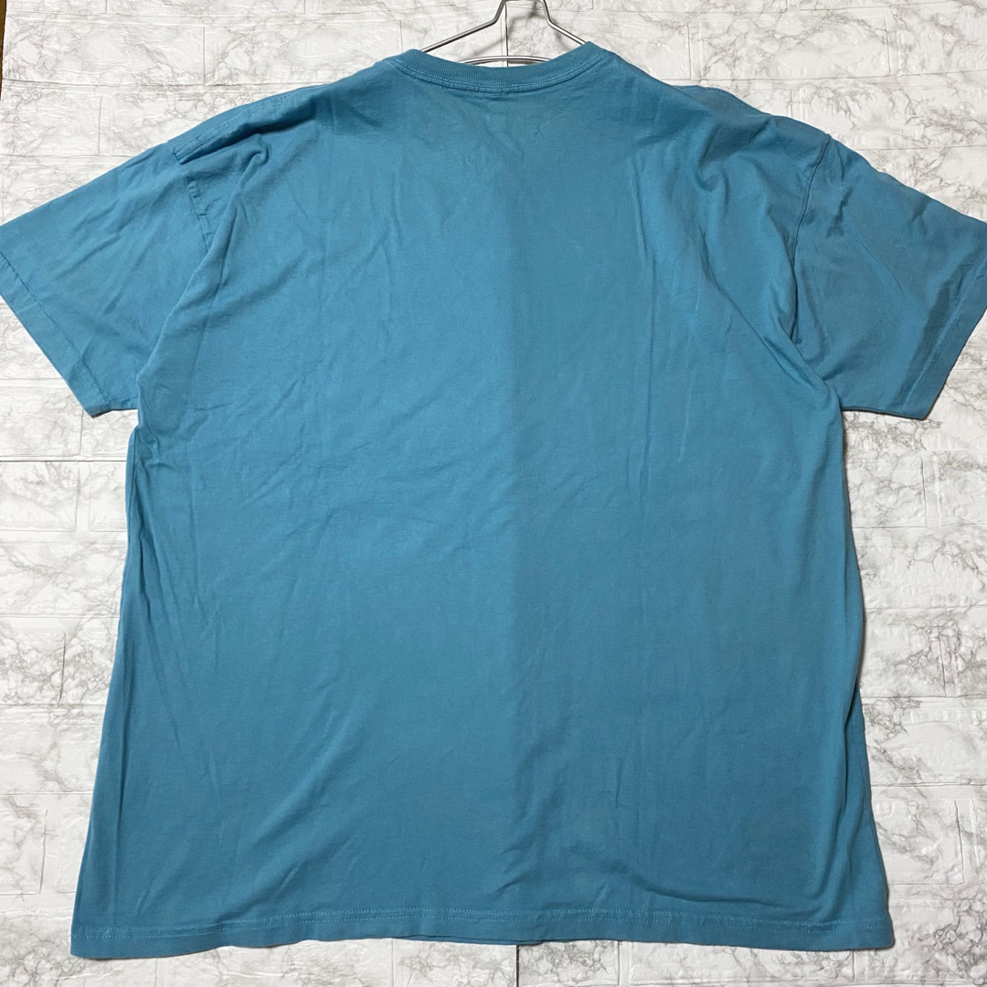 YETI(イエティ)の35. 3XL 水色 ブルー 古着 イエティ YETI Tシャツ 半袖 メンズ  メンズのトップス(Tシャツ/カットソー(半袖/袖なし))の商品写真