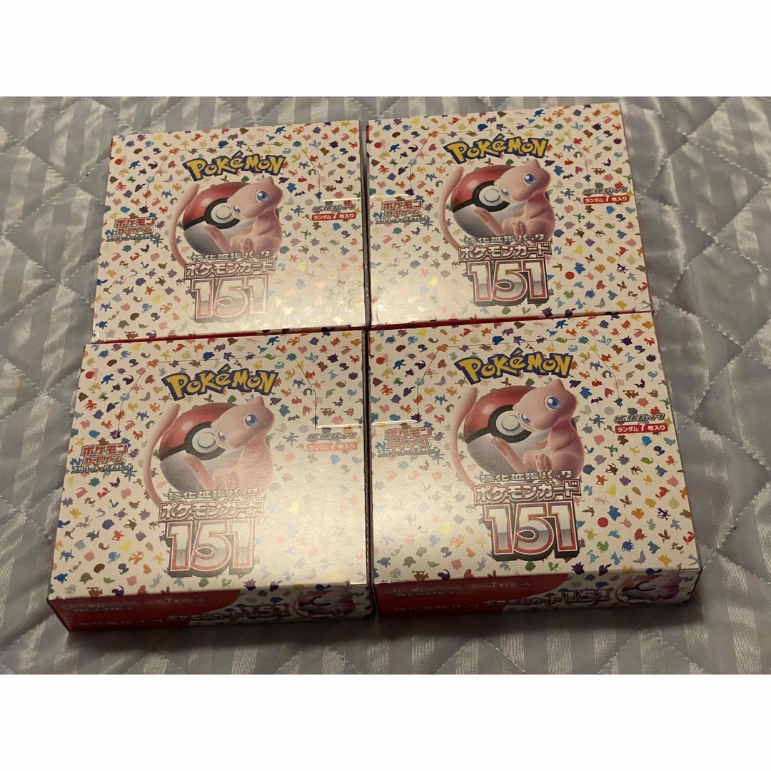 ポケモン - ポケモンカード 151 4BOX シュリンクなし ペリペリ有の通販