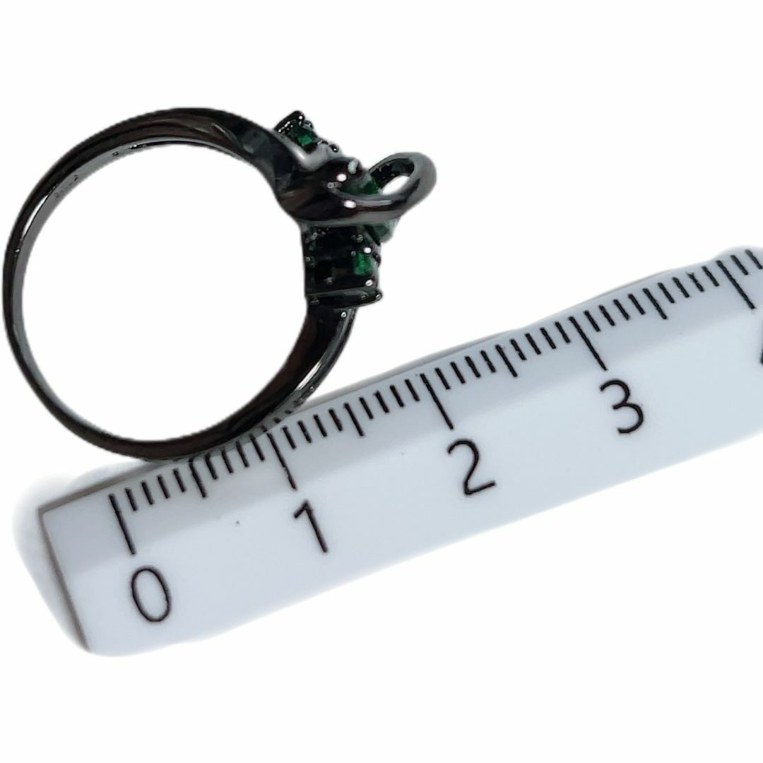 ジュエリー 　男女兼用 リング ターコイズ トルコ石 黒光沢処理 　１７号 メンズのアクセサリー(リング(指輪))の商品写真