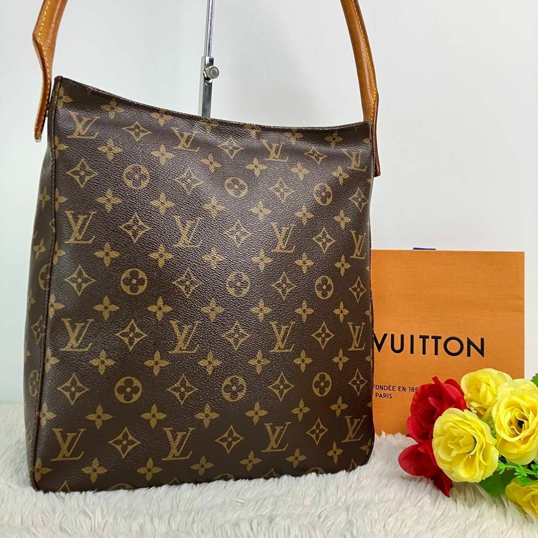 LOUIS VUITTON - 状態良品 ルイヴィトン ルーピングGM トートバグ ...