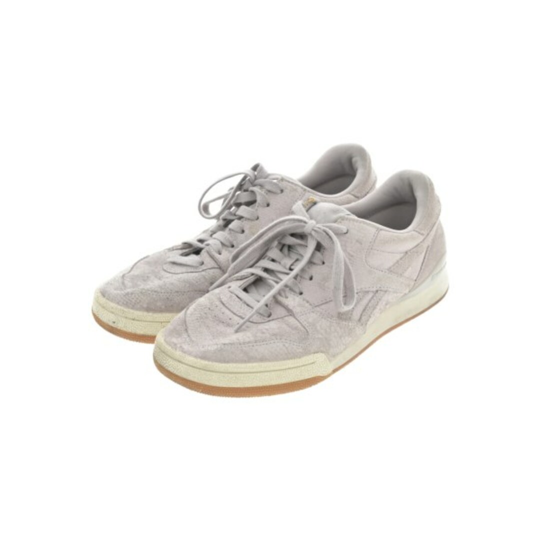 Reebok(リーボック)のReebok スニーカー 25.5cm グレー系(ピンクがかっています) 【古着】【中古】 レディースの靴/シューズ(スニーカー)の商品写真