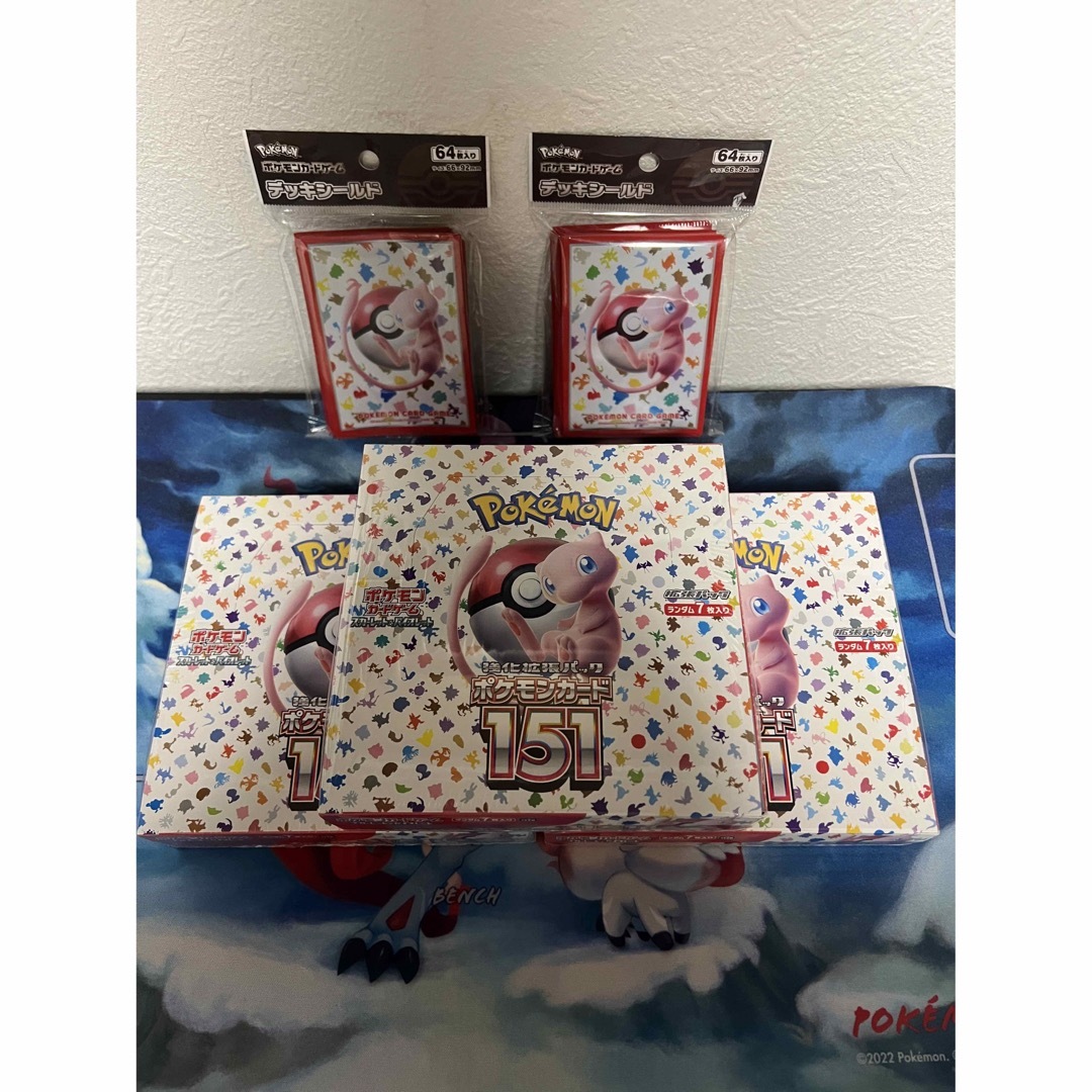 ポケカ　151 box シュリンク付き　スリーブおまけ