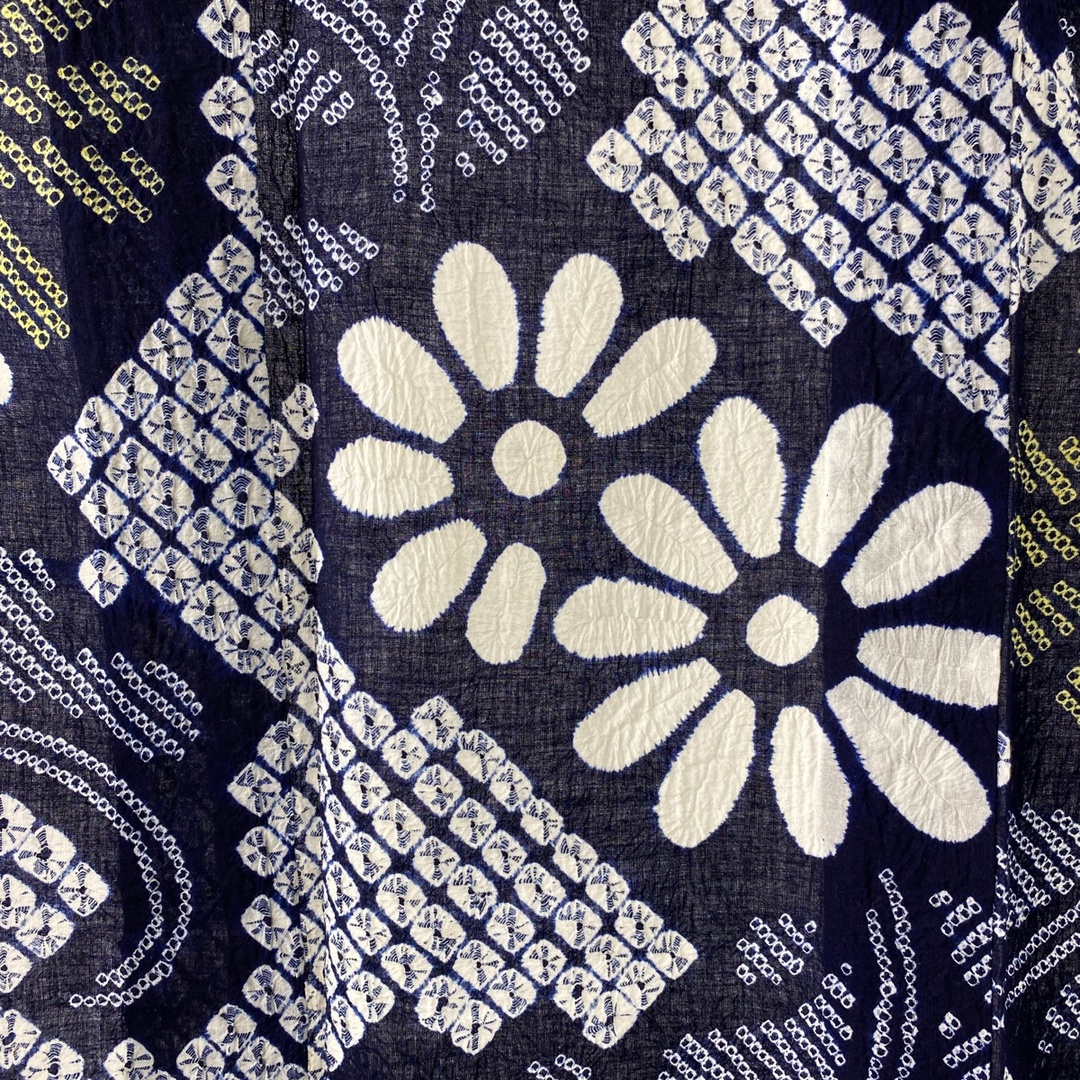 浴衣 名品 身丈147cm 裄丈64cm 綿 - 浴衣