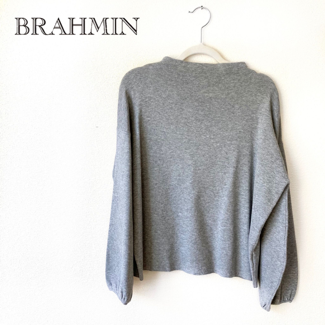 BRAHMIN(ブラーミン)の【BRAHMIN】ミラノリブバルーン袖ニット【ブラーミン】 レディースのトップス(カットソー(長袖/七分))の商品写真