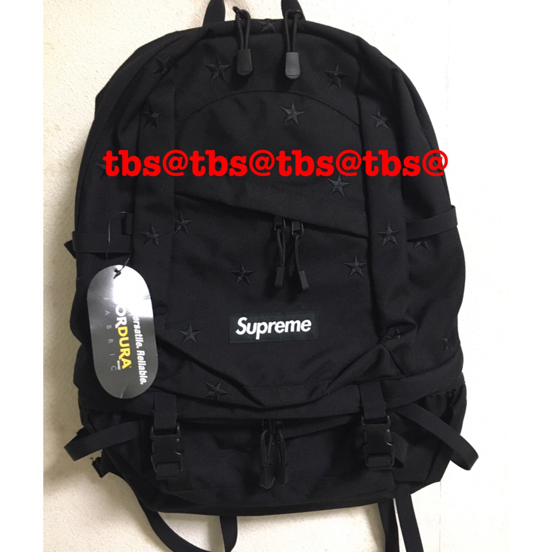 【激レア】supreme 13aw Stars Backpack black 星