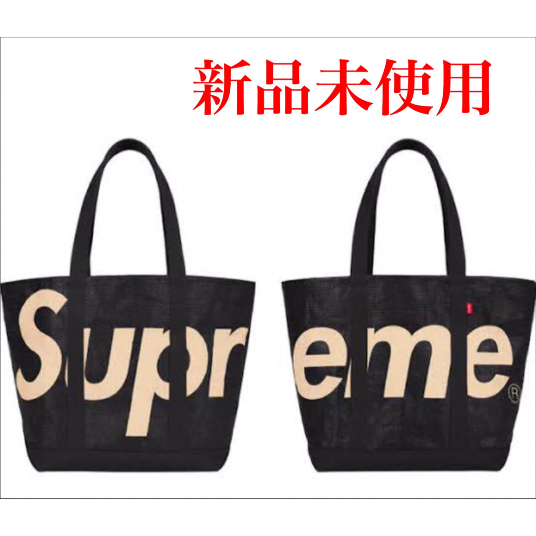 Supreme Raffia Tote Black トートバッグ