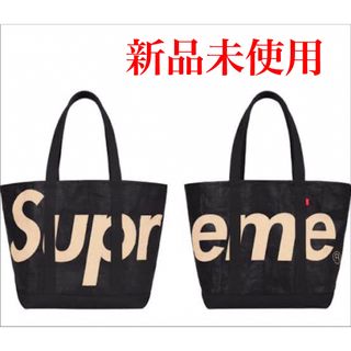 Supreme Raffia Tote Black トートバッグ