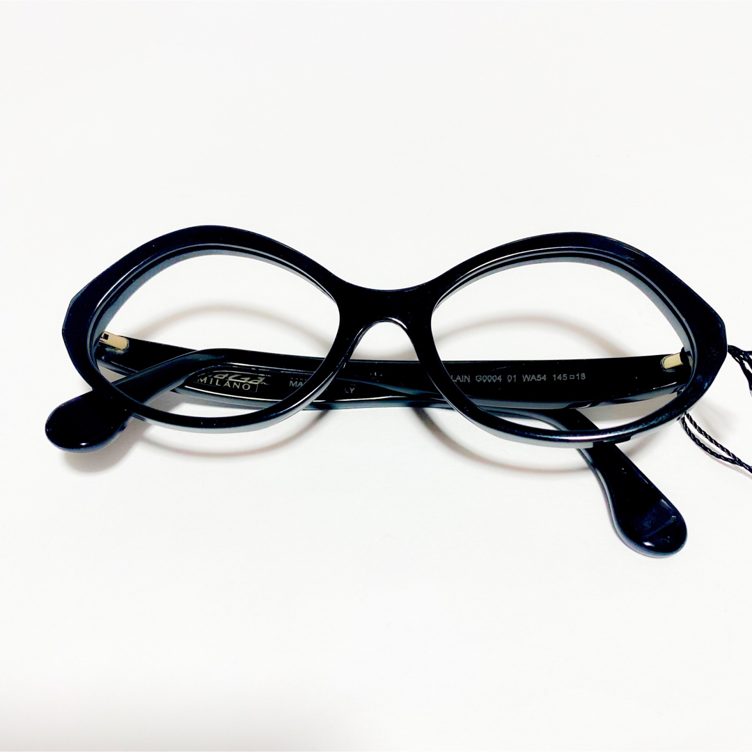 GaGa MILANO(ガガミラノ)のガガミラノ　ダテメガネ（レンズなし）　ブラック メンズのファッション小物(サングラス/メガネ)の商品写真