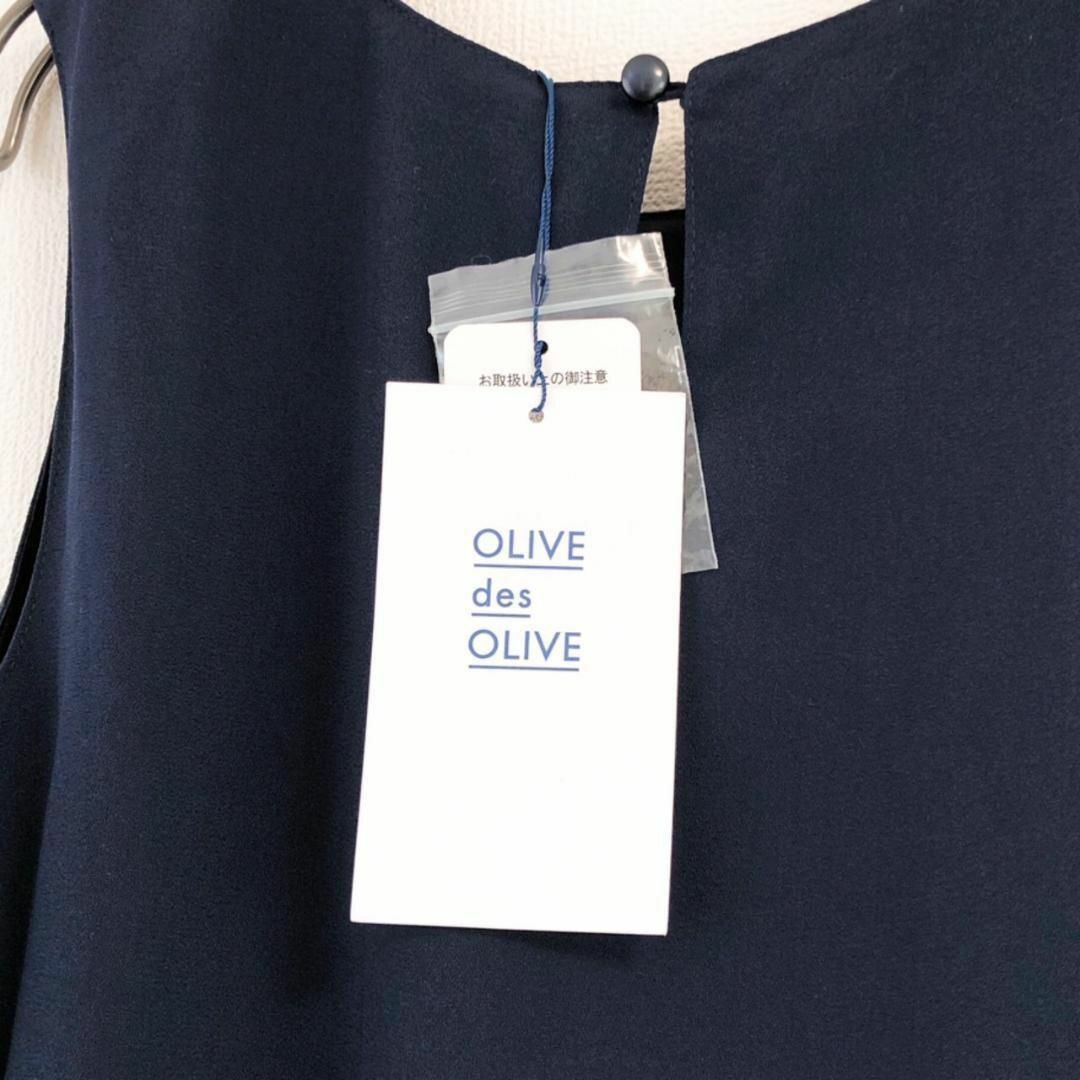 OLIVEdesOLIVE(オリーブデオリーブ)のOLIVE des OLIVE オリーブデオリーブ　袖なしブラウス　きれいめ レディースのトップス(シャツ/ブラウス(半袖/袖なし))の商品写真