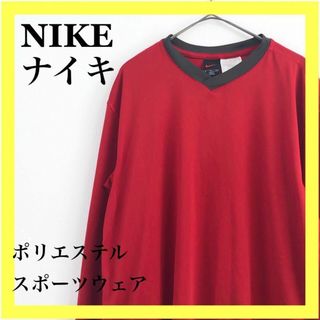 ナイキ(NIKE)のNIKE ナイキ　ポリエステル　　長袖カットソー　スポーツウェア シンプル(トレーナー/スウェット)