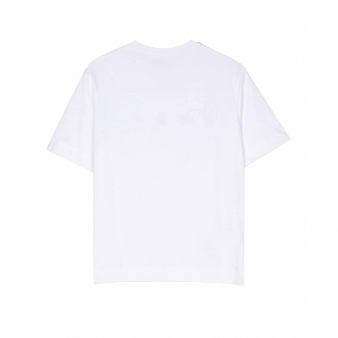 トップスMARNI シンプルロゴTシャツ　ホワイト　12Y  M相当