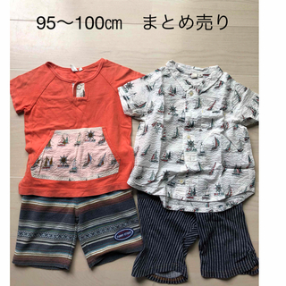 ラーゴム(LAGOM)の男の子　夏服　95㎝　100㎝　まとめ売り(Tシャツ/カットソー)