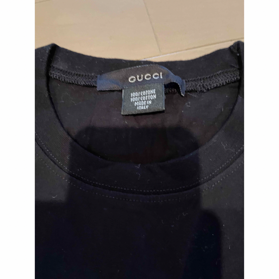 Gucci(グッチ)のGUCCI Tシャツ黒袖ロゴ レディースのトップス(Tシャツ(半袖/袖なし))の商品写真