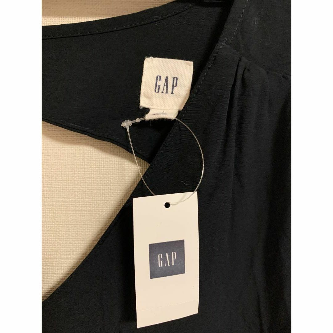 GAP(ギャップ)の0017　GAP　ギャップ　ワンピース　ロング　ひざ丈　黒　ブラック レディースのワンピース(その他)の商品写真