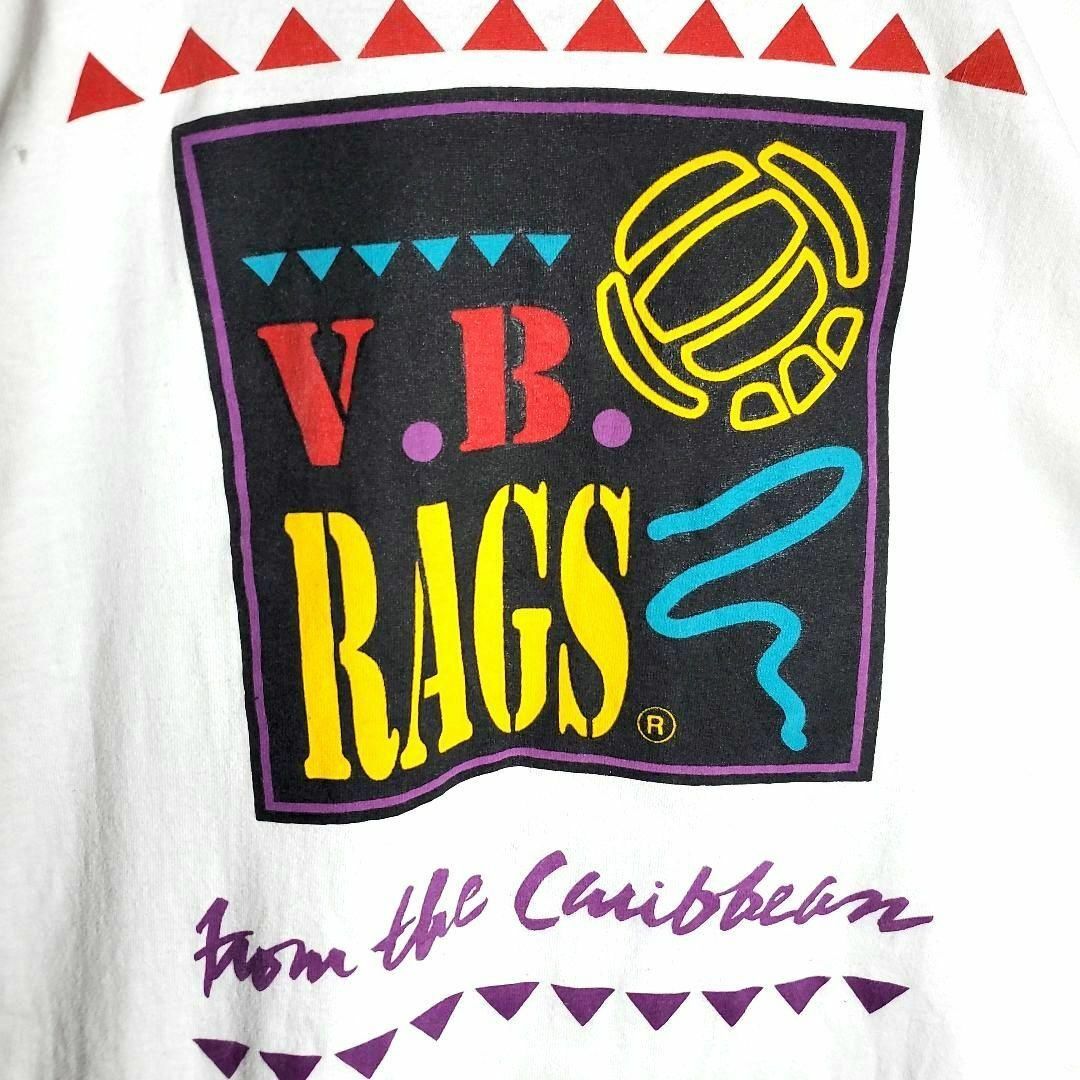 V.B RAGS ヴィンテージ　シングルステッチ　ロゴ　プリント　Tシャツ