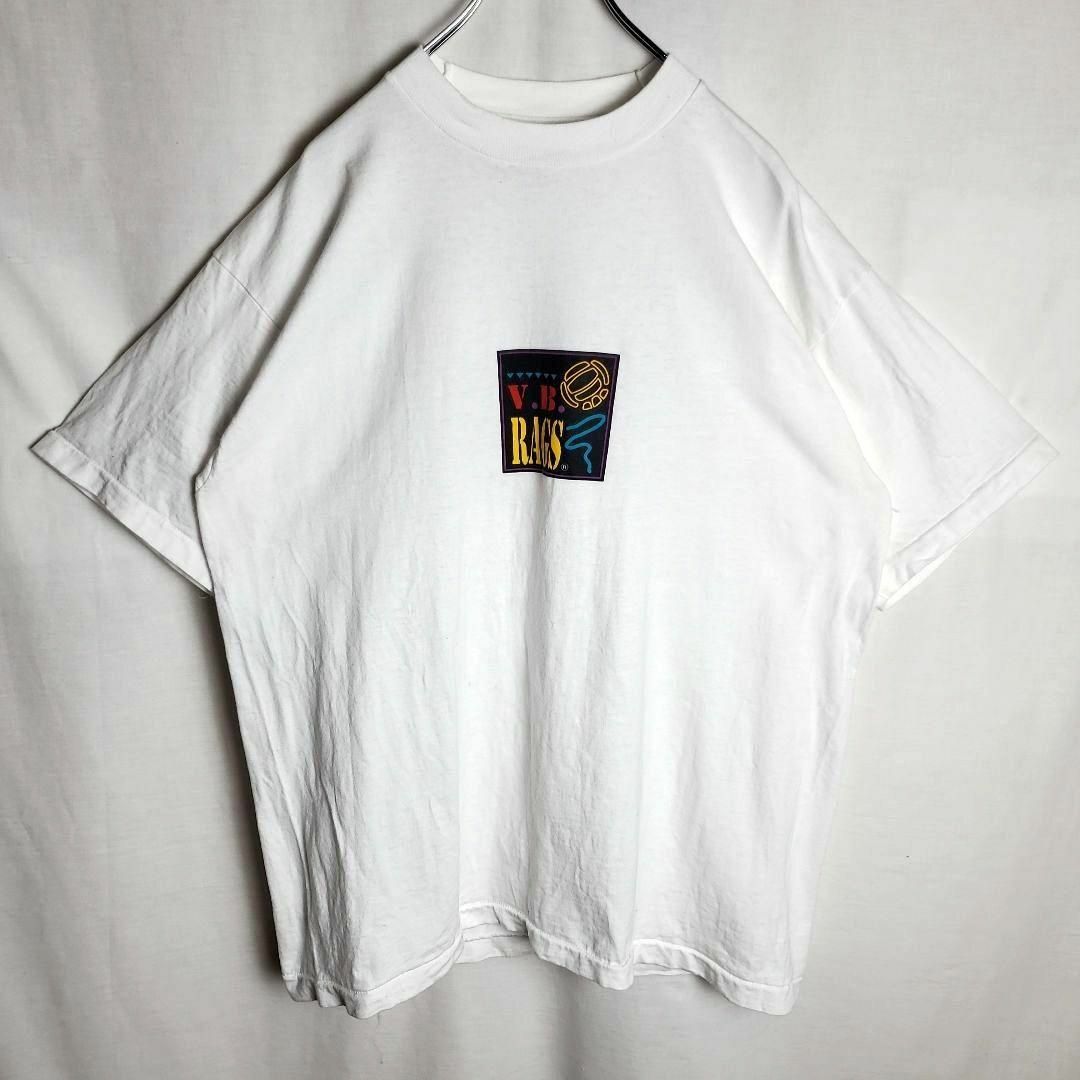 V.B RAGS ヴィンテージ　シングルステッチ　ロゴ　プリント　Tシャツ