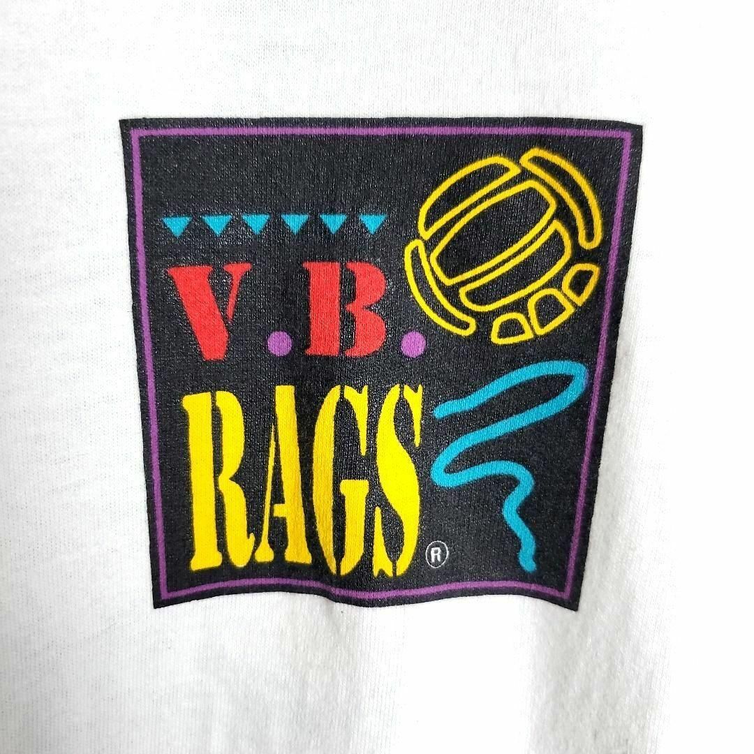 V.B RAGS ヴィンテージ　シングルステッチ　ロゴ　プリント　Tシャツ