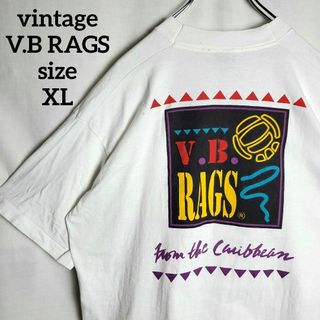 V.B RAGS ヴィンテージ　シングルステッチ　ロゴ　プリント　Tシャツ