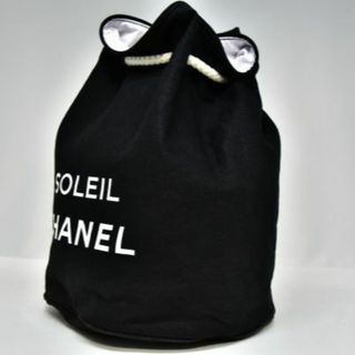 シャネル 巾着バッグ ショルダーバッグ SOLEIL ブラック CHANEL