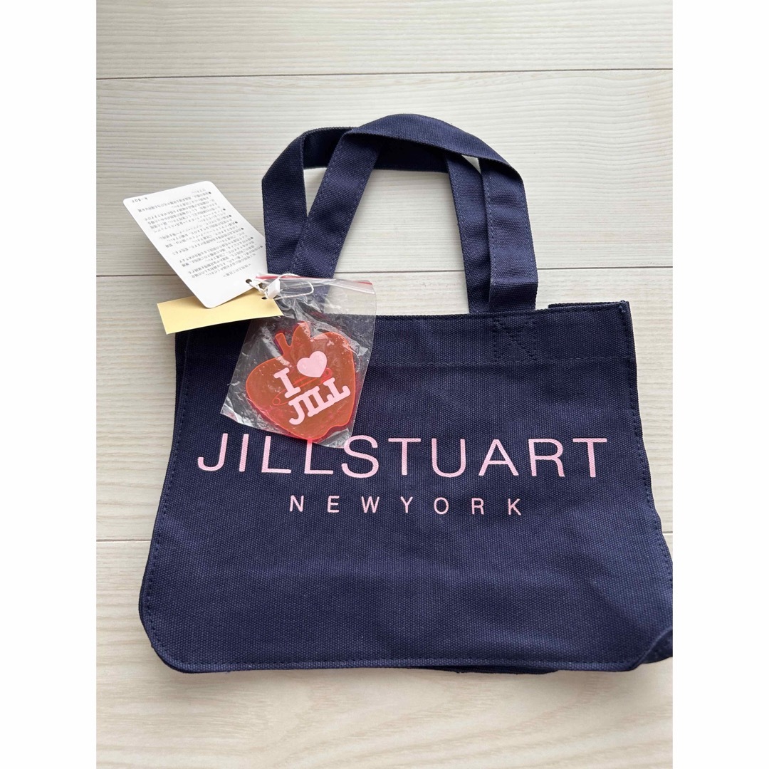 JILLSTUART(ジルスチュアート)の未使用品　ジルスチュアート　JILL STUART ミニトートバッグ　ネイビー レディースのバッグ(トートバッグ)の商品写真